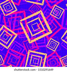 Seamless abstract pattern, squares in color for your design