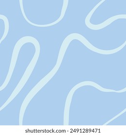 Seamless abstract pattern with squiggles and scribbles. Weaved curved lines. Chaotic ink scribbles decorative texture. Messy doodles, wavy and curly lines