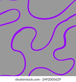 Seamless abstract pattern with squiggles and scribbles. Weaved curved lines. Chaotic ink scribbles decorative texture. Messy doodles, wavy and curly lines