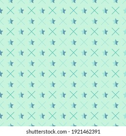 Seamless abstract  pattern with stars. Beautiful texture for textile, paper print, scrapbooking or wallpaper. Vector illustration. Cute colorful trendy star background.