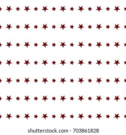 Seamless abstract pattern with  stars of different size on white background,vector EPS 10