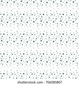 Seamless abstract pattern with  stars of different size on white background,vector EPS 10
