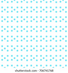 Seamless abstract pattern with  stars of different size on white background,vector