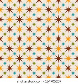 Seamless abstract pattern with stars for textiles, interior design, for book design, website background.