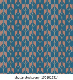 seamless abstract pattern with stylised flowers