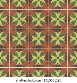 Seamless abstract pattern. Stylish geometric background.