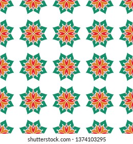 Seamless abstract pattern. Stylish geometric background.