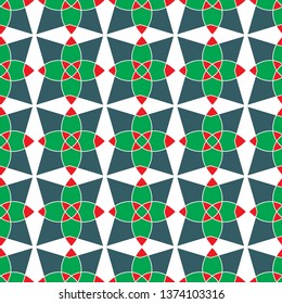 Seamless abstract pattern. Stylish geometric background.
