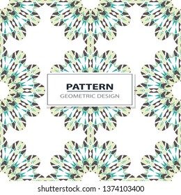 Seamless abstract pattern. Stylish geometric background.