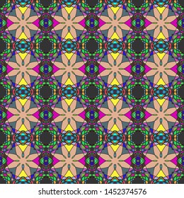 Seamless abstract pattern. Stylish geometric background, pattern, suitable for printing both for clothing and wallpaper.