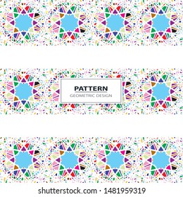 Seamless abstract pattern. Stylish geometric background