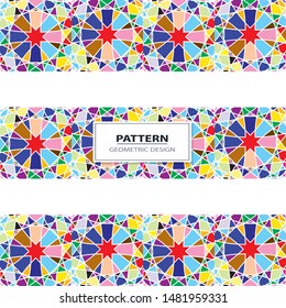 Seamless abstract pattern. Stylish geometric background