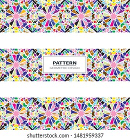 Seamless abstract pattern. Stylish geometric background