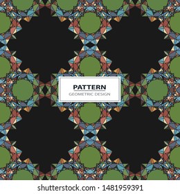 Seamless abstract pattern. Stylish geometric background