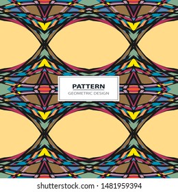 Seamless abstract pattern. Stylish geometric background