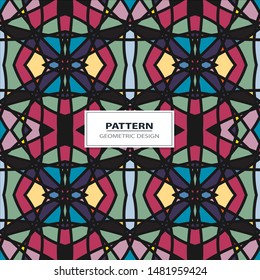 Seamless abstract pattern. Stylish geometric background