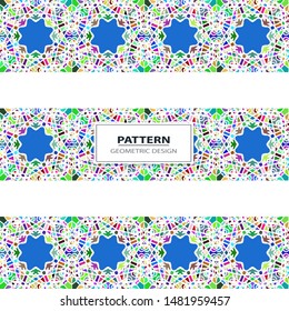 Seamless abstract pattern. Stylish geometric background