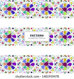 Seamless abstract pattern. Stylish geometric background