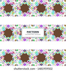 Seamless abstract pattern. Stylish geometric background