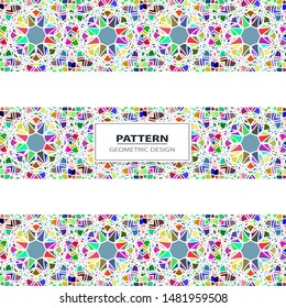 Seamless abstract pattern. Stylish geometric background