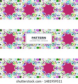 Seamless abstract pattern. Stylish geometric background