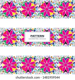 Seamless abstract pattern. Stylish geometric background