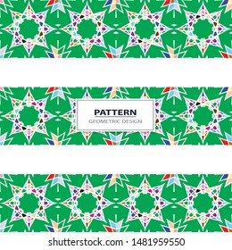 Seamless abstract pattern. Stylish geometric background