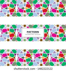 Seamless abstract pattern. Stylish geometric background.