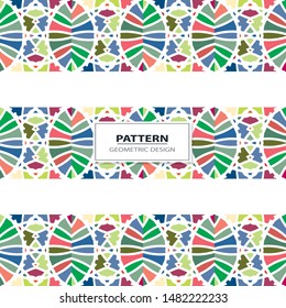 Seamless abstract pattern. Stylish geometric background.