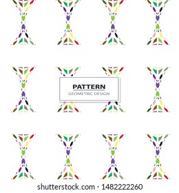 Seamless abstract pattern. Stylish geometric background.