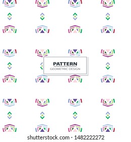 Seamless abstract pattern. Stylish geometric background.