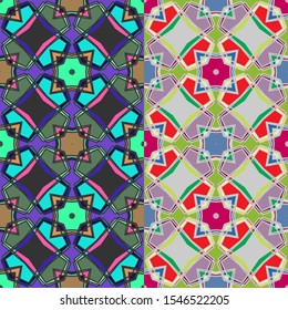 Seamless abstract pattern. Stylish geometric background.