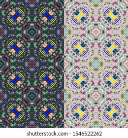 Seamless abstract pattern. Stylish geometric background.