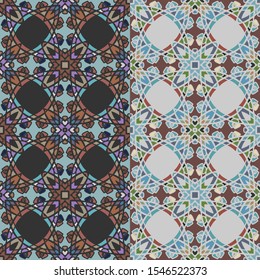 Seamless abstract pattern. Stylish geometric background.
