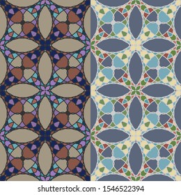 Seamless abstract pattern. Stylish geometric background.