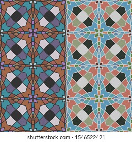 Seamless abstract pattern. Stylish geometric background.