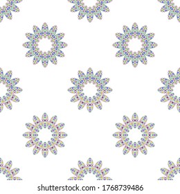Seamless abstract pattern. Stylish geometric background.