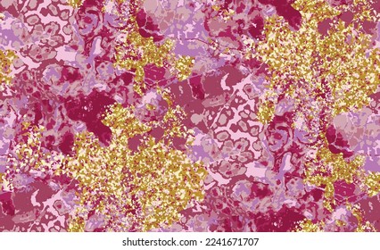 Seamless abstract pattern. Suitable for fabric,  mural, wrapping paper and the like.