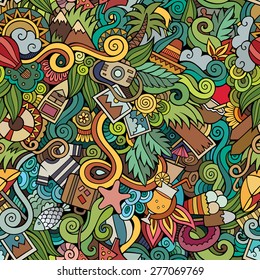 Seamless abstract pattern summer and travel background
