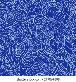 Seamless abstract pattern summer and travel background