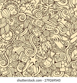 Seamless abstract pattern summer and travel background