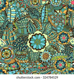 Seamless abstract pattern summer and travel background