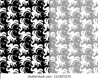 seamless abstract pattern with swirl