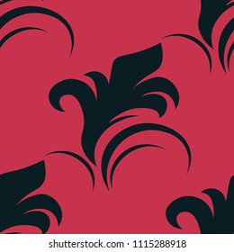 seamless abstract pattern with swirl