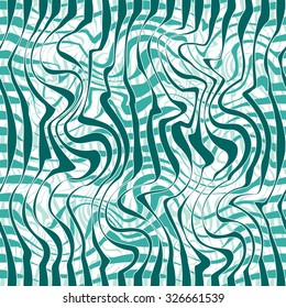 Seamless abstract pattern with swirl lines on white