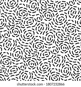 Patrón abstracto impecable con líneas giratorias