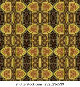 Seamless abstract pattern, symmetrical geometrical background.
