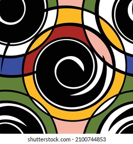 seamless abstract pattern. Textile pattern, colorful geometric print pattern for textile design and fabrics.
