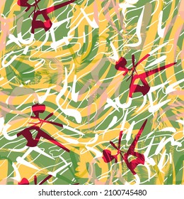seamless abstract pattern. Textile pattern, colorful geometric print pattern for textile design and fabrics.
