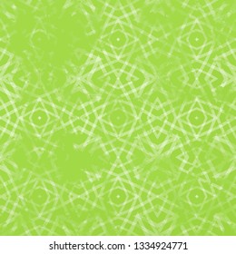 Seamless abstract pattern. Texture in green colors.